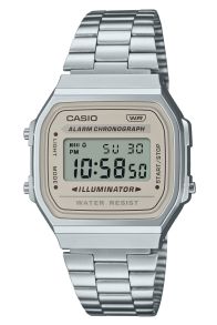 Casio Vintage klassisk stål digitalur med 7-års batteri | A168WA-8AYES