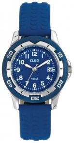 Vandtæt børneur med datoviser - Club 100M Blue A65168S8A