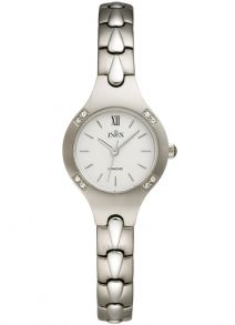 Inex Ladies 8 Diamonds Sapphire Petite 25mm