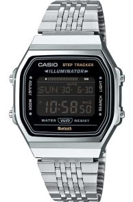 Casio Vintage Smart Step Counter Watch i sølv stål | ABL-100WE-1BEF