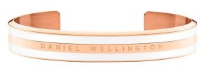 Daniel Wellington Classic Satin White Rosegoldfarvet Bracelet DW00400005 - Medium