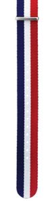 IHS 18mm Blue White Red Nato strap NATO18BHR