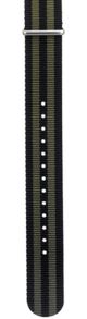 IHS 20mm Black Olive Green Nato strap NATO20SGSGS
