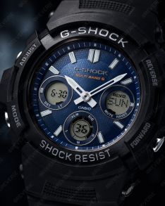 Casio G-Shock digitalt solcelledrevet radiostyret herreur 46mm