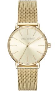 Elegant dameur i guldfarvet - Armani Exchange Lola AX5536