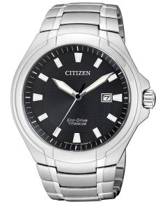 Citizen Eco-Drive Super Titanium herreur med sort urskive | BM7430-89E