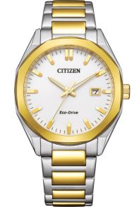 Citizen Eco-Drive unisex ur i tofarvet stål med E111 urværk | BM7624-82A