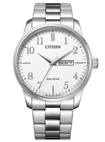 Citizen klassisk herreur med Eco-Drive og stållænke | BM8550-81A