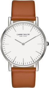 Carrie Taylor Lexington Sølvfarvet/White Caramel Leather