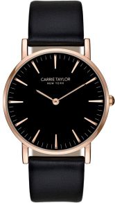 Carrie Taylor Lexington Rosegoldfarvet/Black Black Leather