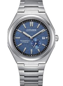 Citizen Super Titanium automatisk herreur | Blå urskive med lille sekundviser | NJ0180-80L