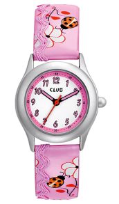 Lyserødt ur til piger - Club Inex A56508S14A
