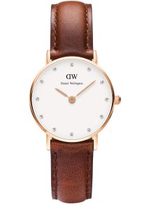 Daniel Wellington Classy dameur med Swarovski krystaller - Daniel Wellington St Mawes (St Andrews) Rose Classy 0900DW