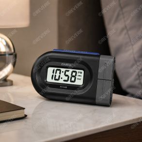 Casio LED-vækkeur med baggrundsbelysning og lang batterilevetid 96x37mm