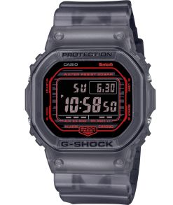 G-SHOCK digitalt Bluetooth ur med gennemsigtig rem | DW-B5600G-1ER