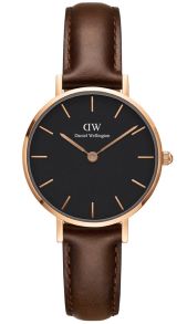 Daniel Wellington Classic Petite 28mm Bristol Black Rosegoldfarvet DW00100221