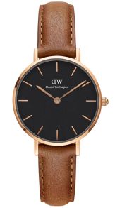 Daniel Wellington Classic Petite 28mm Durham Black Rosegoldfarvet DW00100222