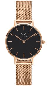 Daniel Wellington Classic Petite 28mm Melrose Guldfarvet Black Rosegoldfarvet DW00100217