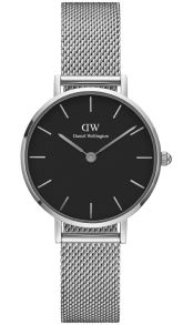 Daniel Wellington Classic Petite 28mm Sterling Black Sølvfarvet DW00100218