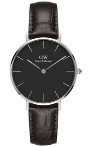Lille DW dameur med flot læderrem - Daniel Wellington Classic Petite York DW00100182