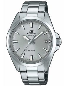Casio Edifice sølv urskive med 100M vandtæthed | EFV-100D-8AVUEF