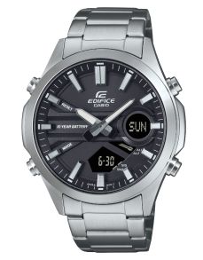 Casio Edifice med sort urskive og avanceret verdensur funktion | EFV-C120D-1AEF