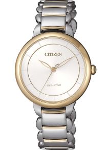 Citizen elegant dameur med Eco-Drive og to-farvet lænke | EM0674-81A