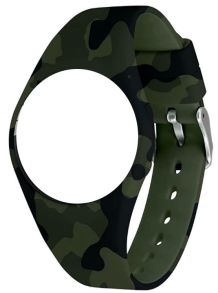Green Camo Silicone Strap for Fibex Vibrating Reminder Watch FIBEX15V2GREENCAMO