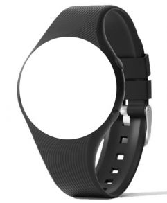 Black Silicone Strap for Fibex Vibrating Reminder Fibex15GV4 Series Fibex15GV4black-strap