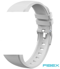 White Silicone Strap for Fibex Vibrating Reminder Watch FIBEX15V3WHITE-strap