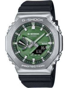 Grøn Metal Solar G-SHOCK med Bluetooth og miljøvenligt design | GBM-2100A-1A3ER