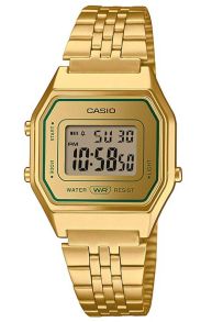 Casio vintage digitalur med grøn urskive og retro design | LA680WEGV-9AEF