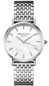 Rosefield Upper East Side White Sølvfarvet 33mm UEWS-U22