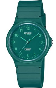 Grønt klassisk Casio ur i bio-resin med analog visning | MQ-24B-3BEF