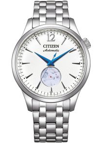 Citizen Automatic herreur i stål | Open heart urværk med blå visere | NH9131-73A