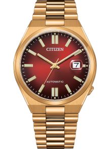 Citizen Tsuyosa automatisk herreur med rød urskive | Roseguldbelagt elegance med 40 timers gangreserve | NJ0153-82X