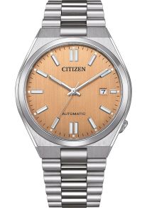 Citizen Tsuyosa Automatic herreur i stål med 8210 urværk og laksefarvet urskive | NJ0159-86Z