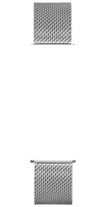 Sølvfarvet mesh band for Skagen Anita SKW2307