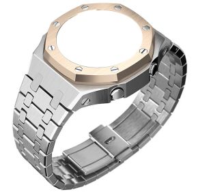 Unofficial Gen 4 Mod for CasiOak GA-2100 - Steel Case | Rosegold Steel Bezel With Screws | Steel Bracelet