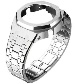 Unofficial Gen 4 Mod for CasiOak GA-2100 - Steel Case | Steel Bezel Without Screws | Steel Bracelet