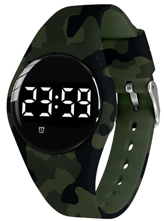 Fibex Vibrating Reminder Watch 15 Alarms V2 FIBEX15V2GREENCAMO