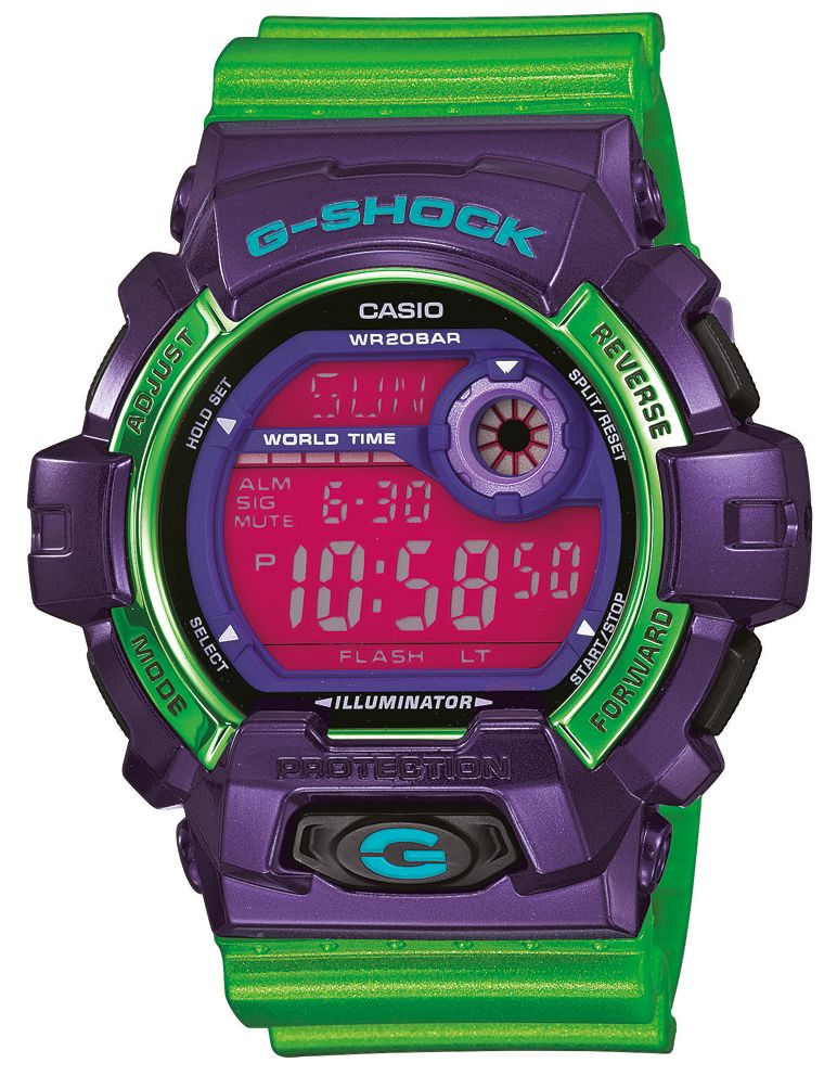Stort Og Farverigt Digitalur Til M nd Casio G Shock G 8900SC 6ER