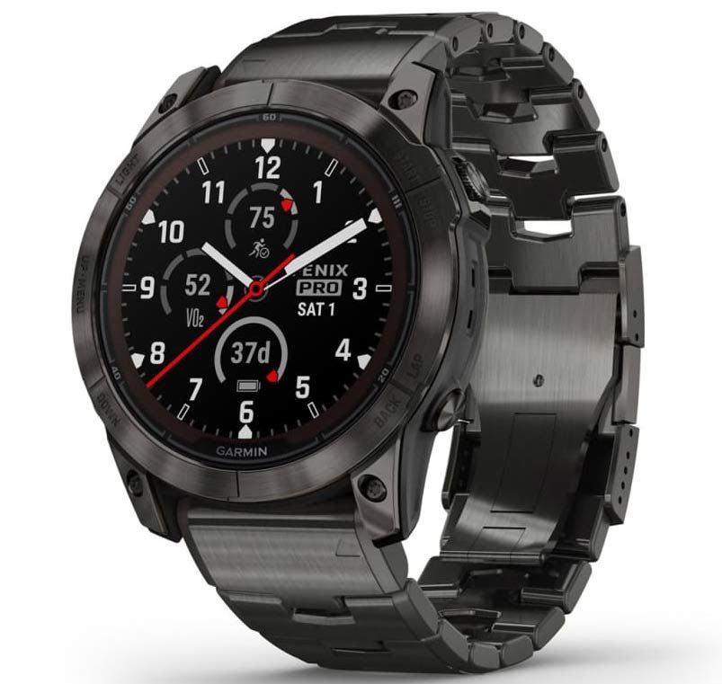 Garmin Fenix 7X Pro - Sapphire Solar Edition Carbon Grey DLC