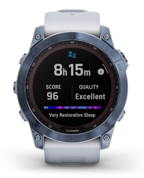 Garmin Fenix 7X - Sapphire Solar Edition Mineral Blue DLC Titanium 010-02541-15