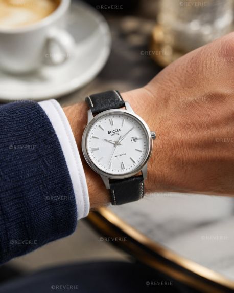 Boccia automatisk herreur i titanium 41mm