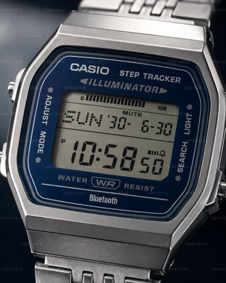 Casio retro digitalur med Bluetooth 38mm