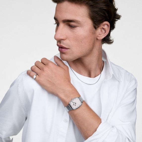 Daniel Wellington Marlon Wire Linen Silver DW00100812