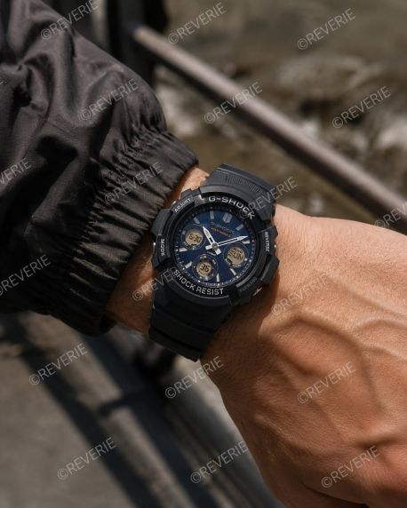 Casio G-Shock digitalt solcelledrevet radiostyret herreur 46mm