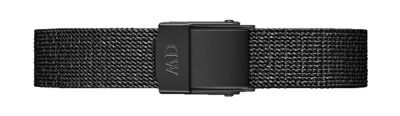 Daniel Wellington Wristband Quadro Petite Pressed Ashfield Black 10mm DW00200277
