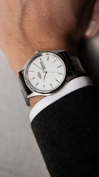 Inex Mens Sølvfarvet/White A12124-1S0I
